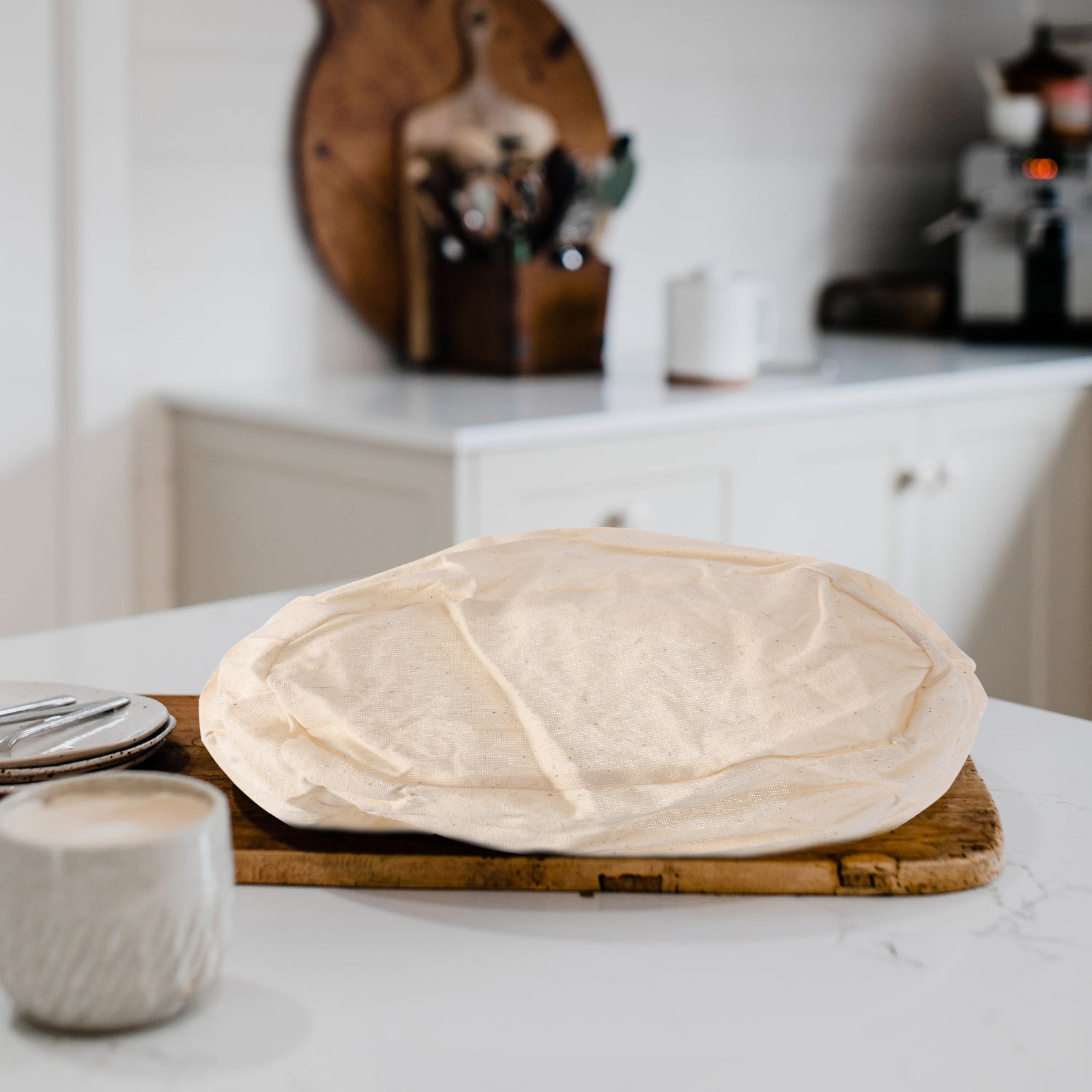 Bread Baking Kitchen Utensils - 2 Pezzi di Rivestimento per Cestino