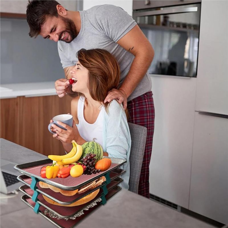 Kitchen Baking Organization - DT39 24 Pezzi Impilatori per Teglie