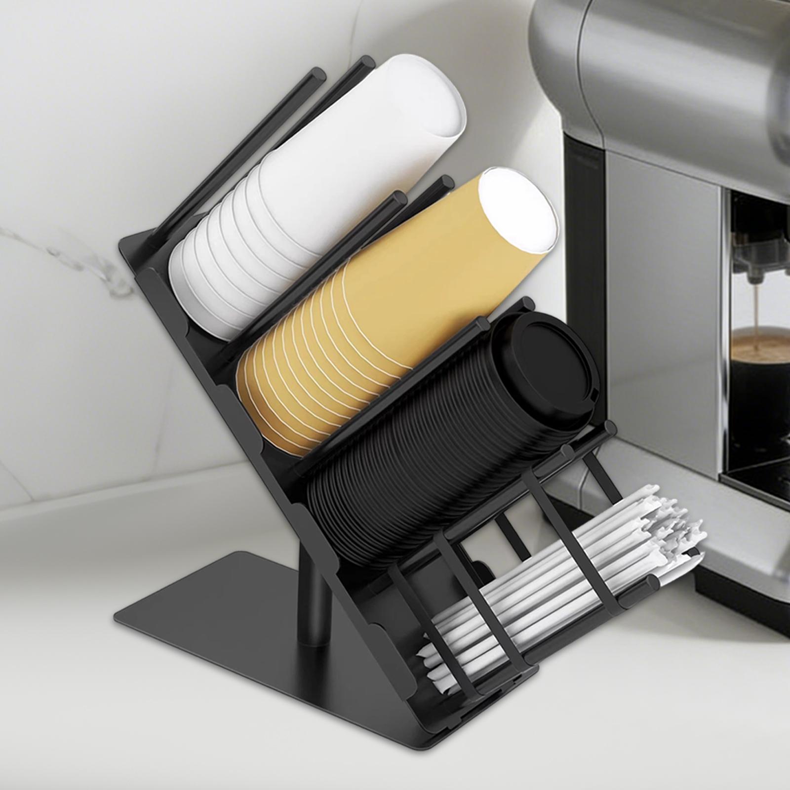 Kitchen Baking Sheet Organizer - Portabicchieri e Portacoperchi in Carta, Dispenser