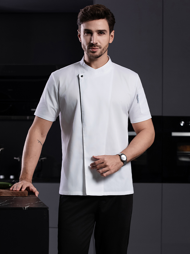 Kitchen Baker - Cucina degli alimenti Camicia bianca nera