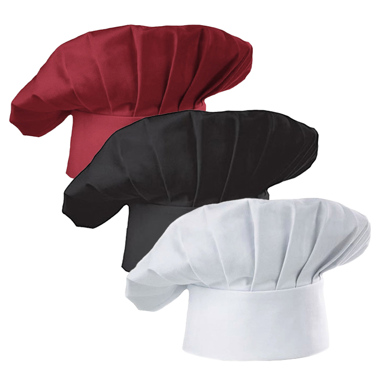 Kitchen Baker - Set di 3 Cappelli da Cuoco