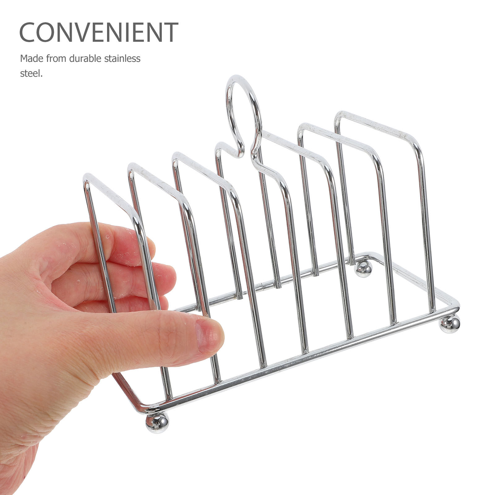 Kitchen Baking Organization - Moderno Supporto per Pane in Acciaio