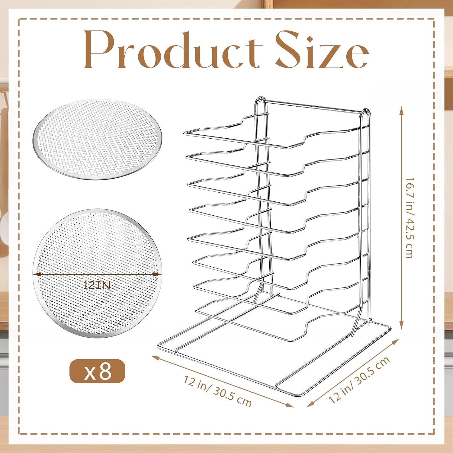 Supporto per pizza a 8 livelli - Mini Kitchen Baking recensione e prezzo