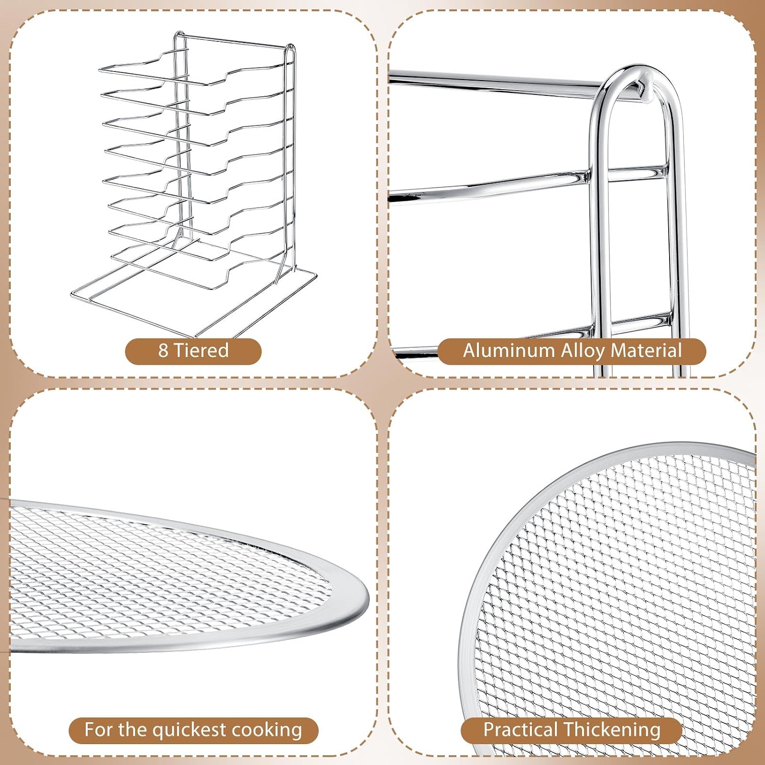 Supporto per pizza a 8 livelli - Mini Kitchen Baking recensione e prezzo