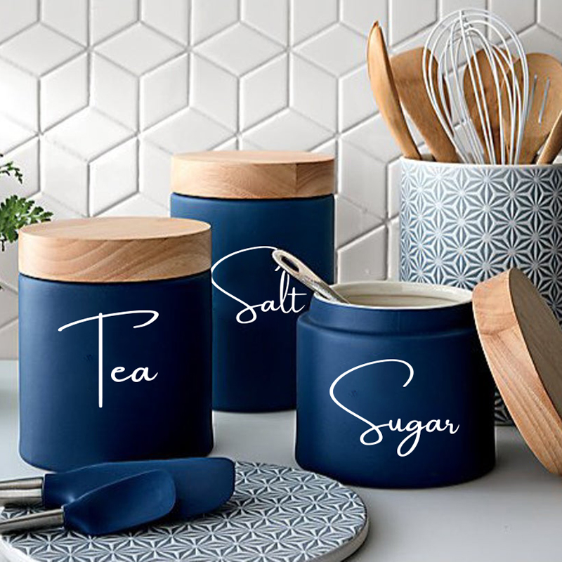 8 pezzi di etichette per barat - Kitchen Baking Organization recensione e prezzo