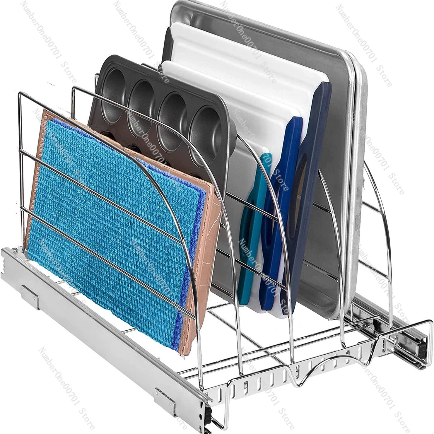 Organizzatore Estraibile per A - Kitchen Baking Sheet Organizer recensione e prezzo