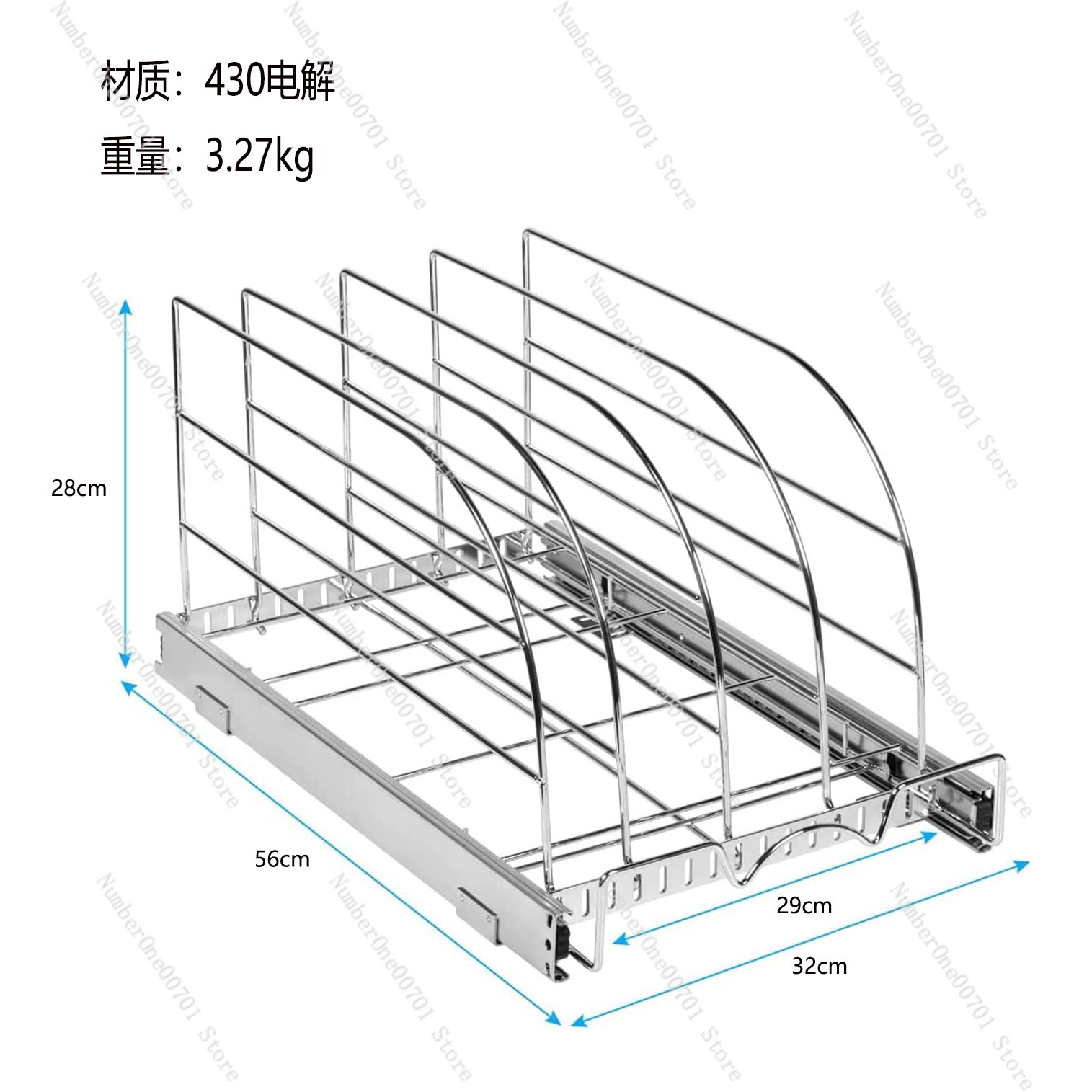 Organizzatore Estraibile per A - Kitchen Baking Sheet Organizer recensione e prezzo