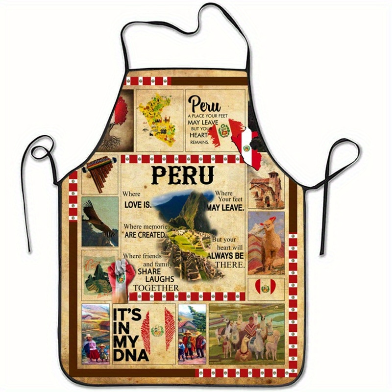 1pc Grembiule con stampa colla - Kitchen Baking Quotes recensione e prezzo
