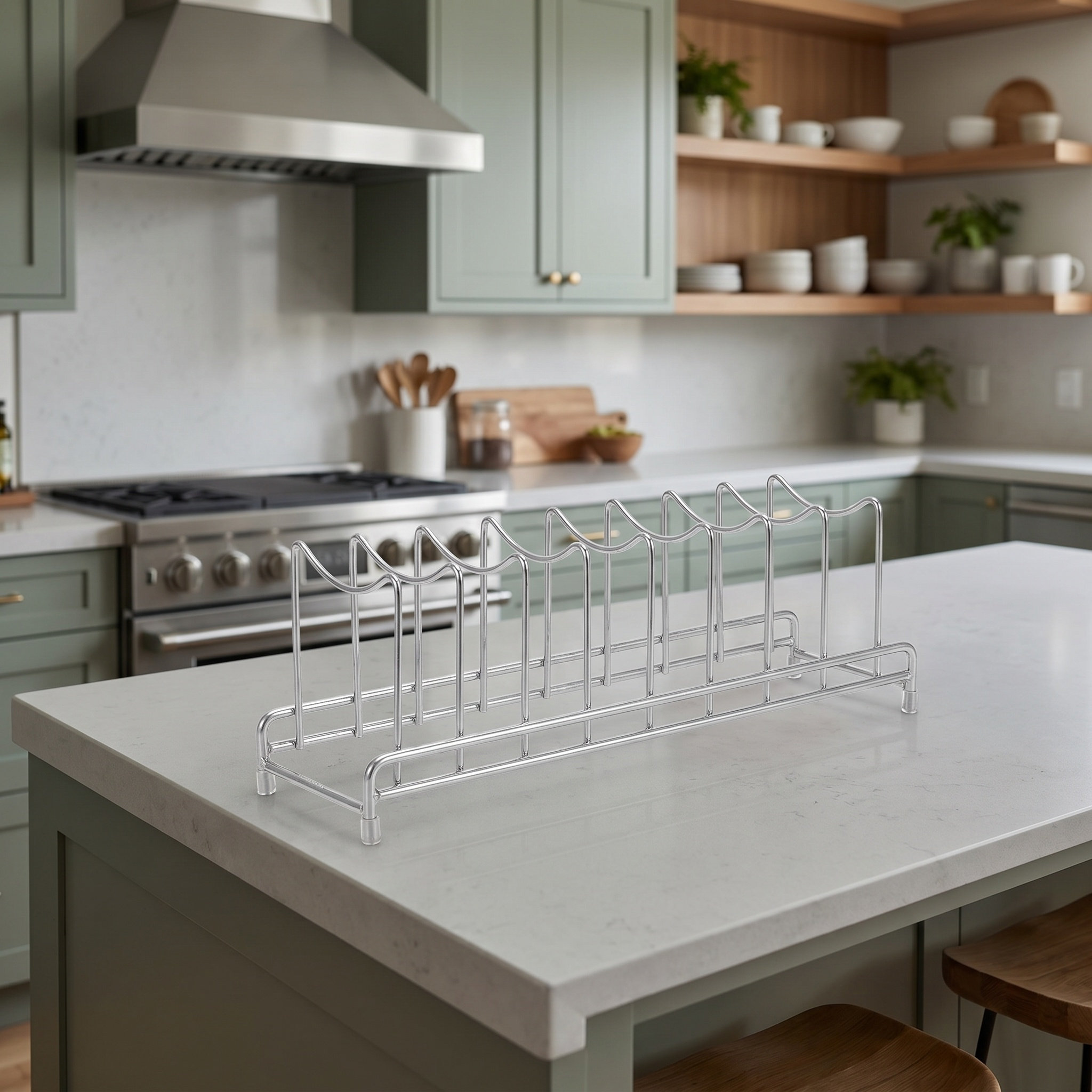 Organizzatore per Coperchi di  - Kitchen Baking Sheet Organizer recensione e prezzo