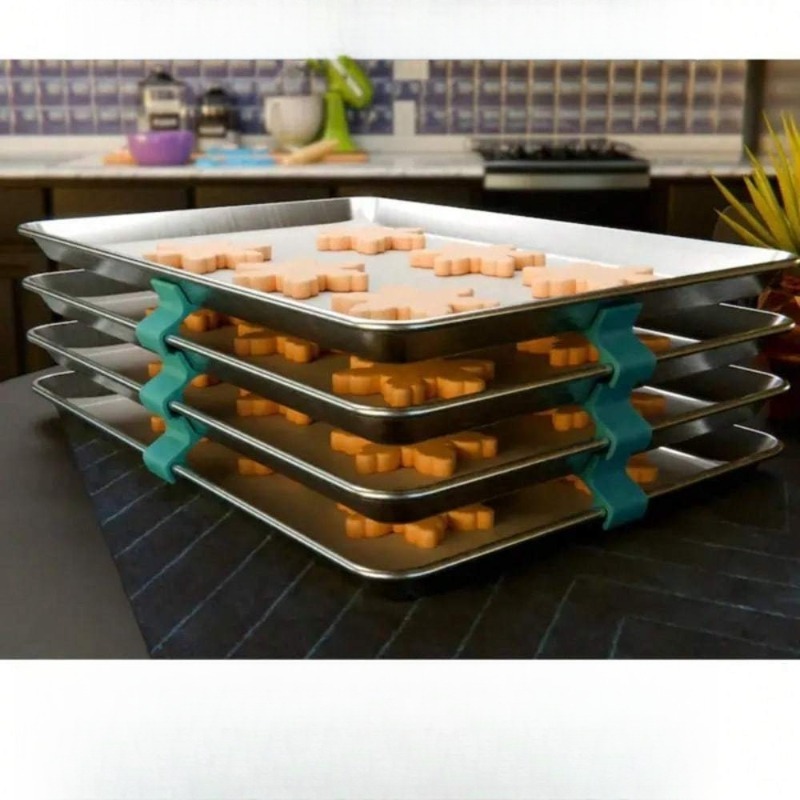 Organizzatore impilabile per f - Kitchen Baking Sheet Organizer recensione e prezzo