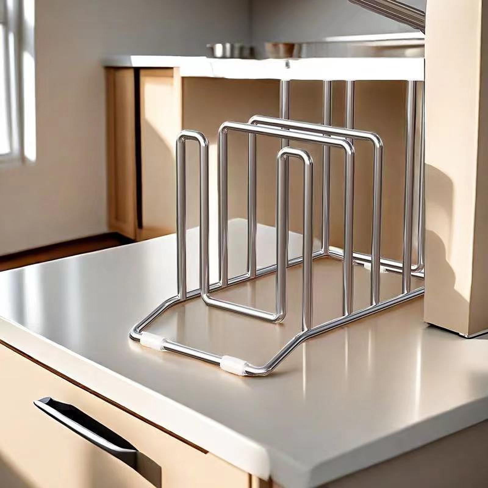 Tagliere Rack Pentole Coperchi - Kitchen Baking Sheet Organizer recensione e prezzo