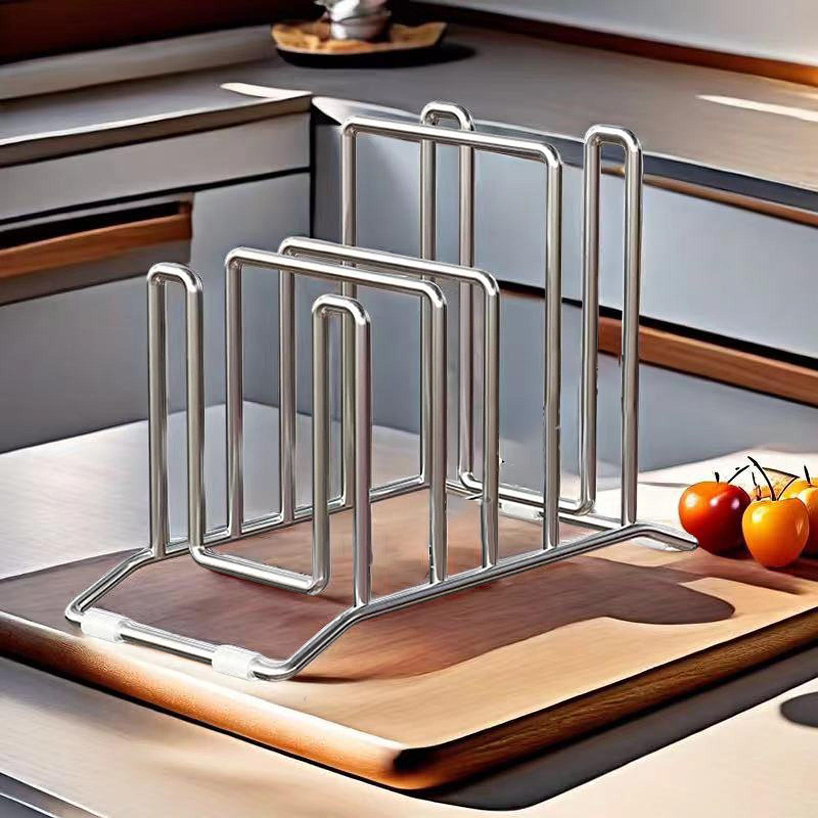 Tagliere Rack Pentole Coperchi - Kitchen Baking Sheet Organizer recensione e prezzo
