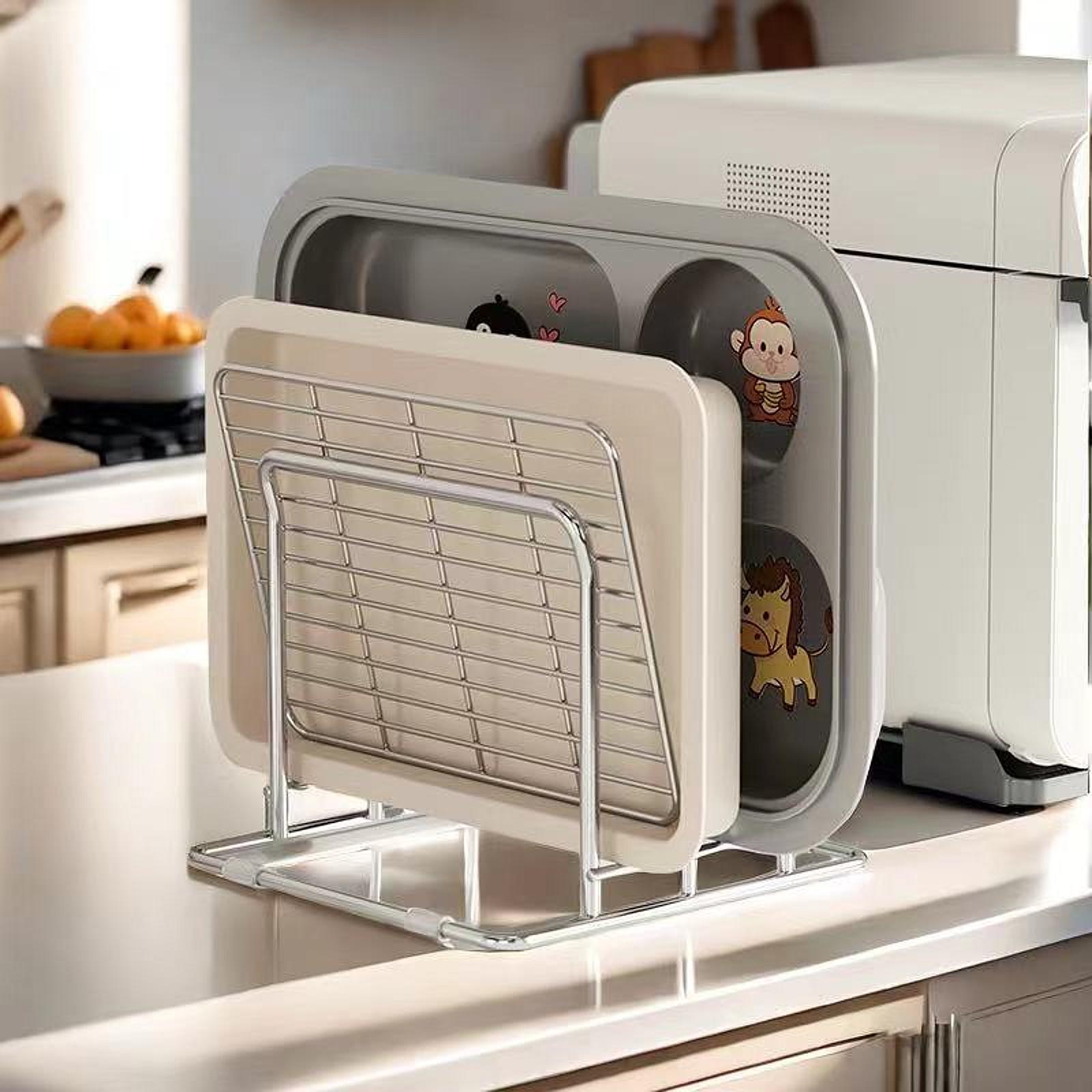 Tagliere Rack Pentole Coperchi - Kitchen Baking Sheet Organizer recensione e prezzo