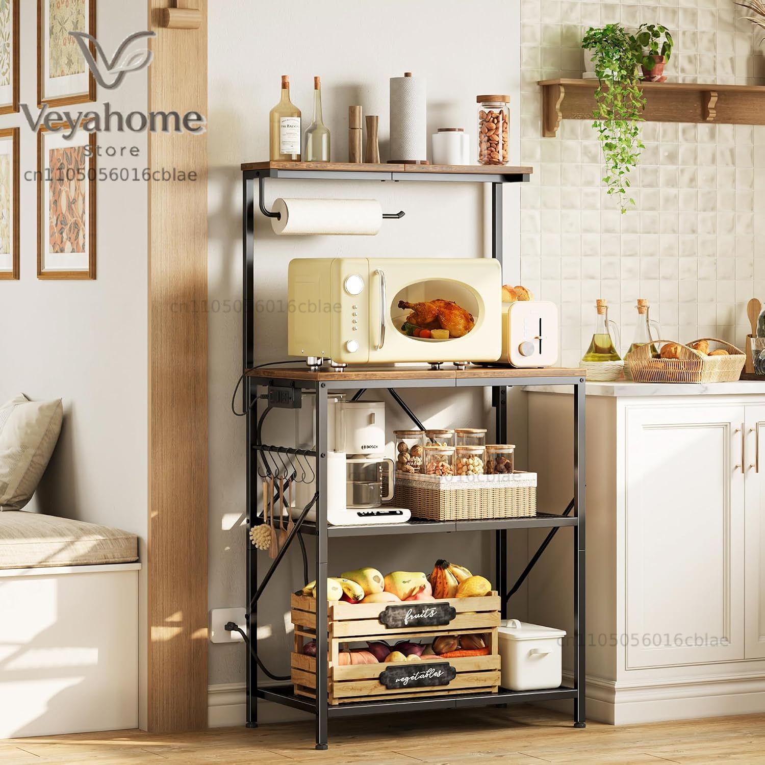 Huuger Scaffale da Cucina a 4  - Kitchen Baker recensione e prezzo