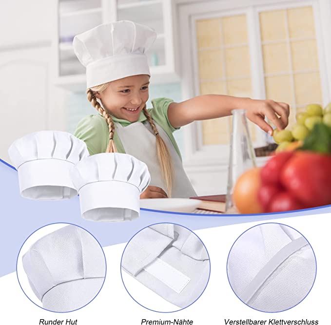 Set di 4 Cappelli da Cuoco per - Kitchen Baker recensione e prezzo
