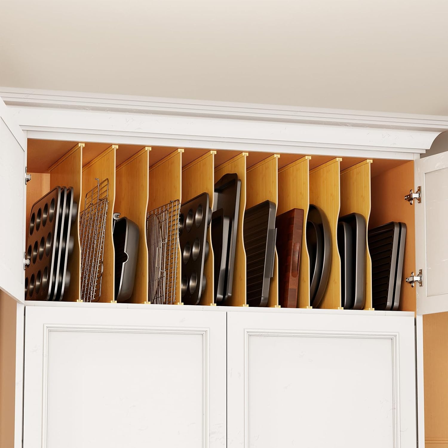 Confezione da 10 Divisori in B - Kitchen Baking Sheet Organizer recensione e prezzo
