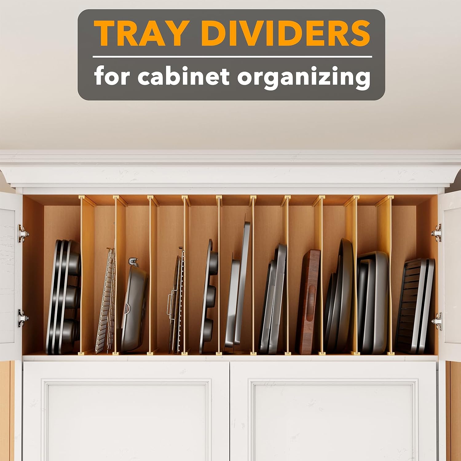Confezione da 10 Divisori in B - Kitchen Baking Sheet Organizer recensione e prezzo